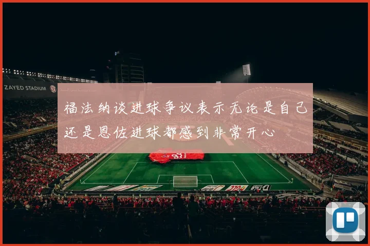 福法纳谈进球争议表示无论是自己还是恩佐进球都感到非常开心
